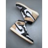 AJ 1 beige/blanc/noir