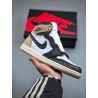 AJ 1 beige/blanc/noir