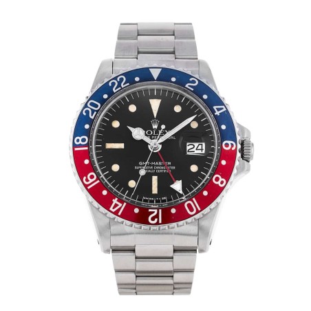 Montre Rolex argent rouge/bleu